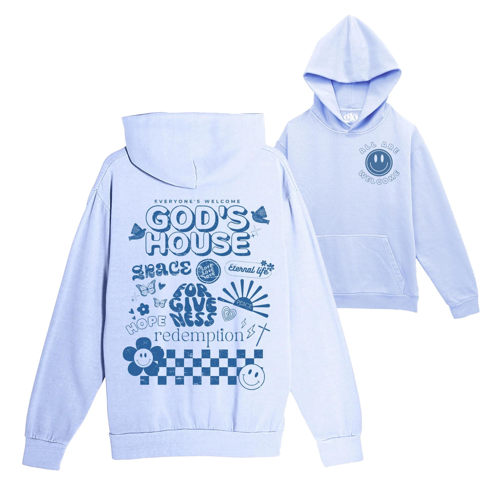Hoodie Grace Pullover Peace God's House Pullover Hoodie – GLO