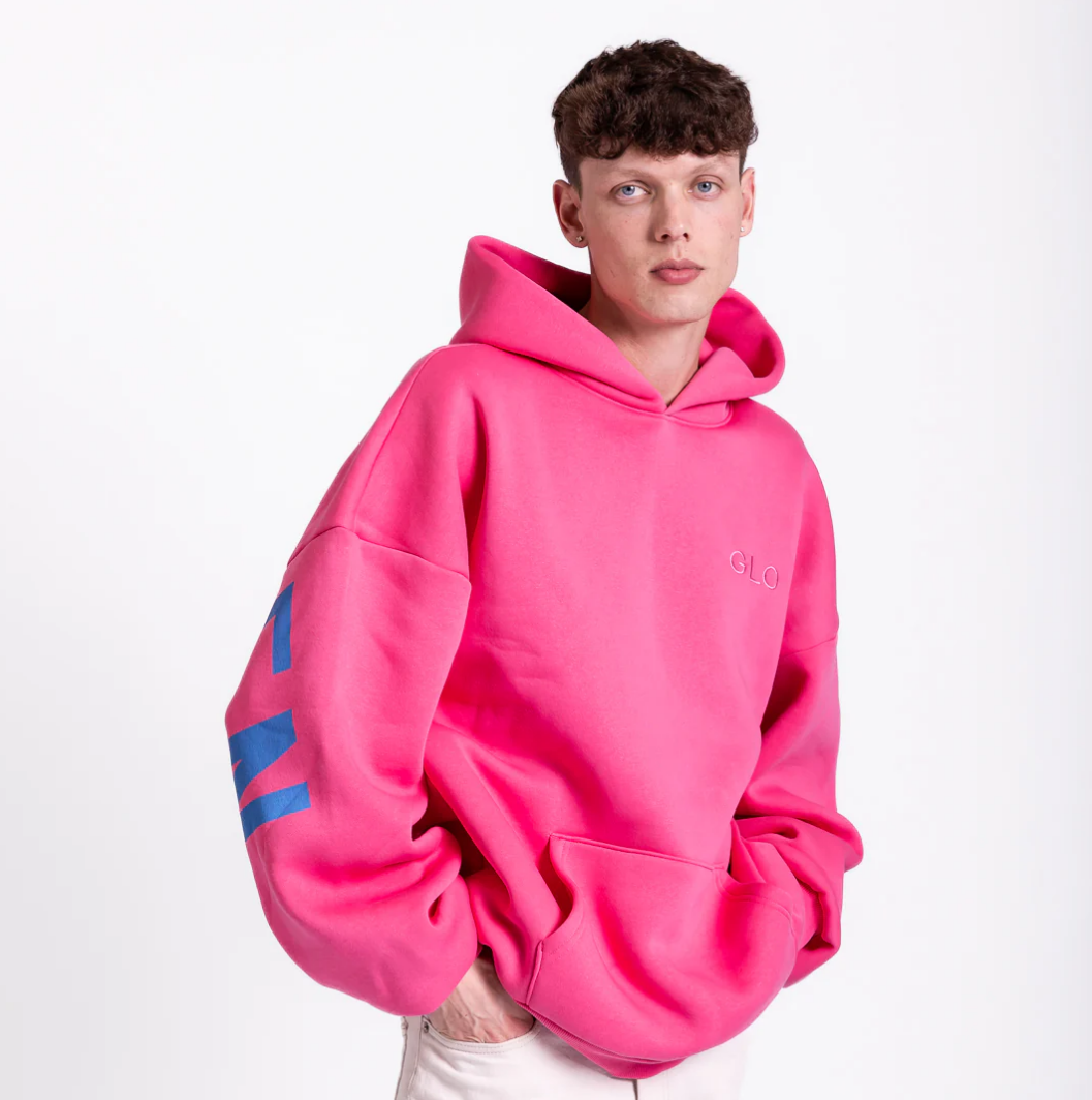 Forgiven - Hot Pink | Tyler is 6’ and wears a size M