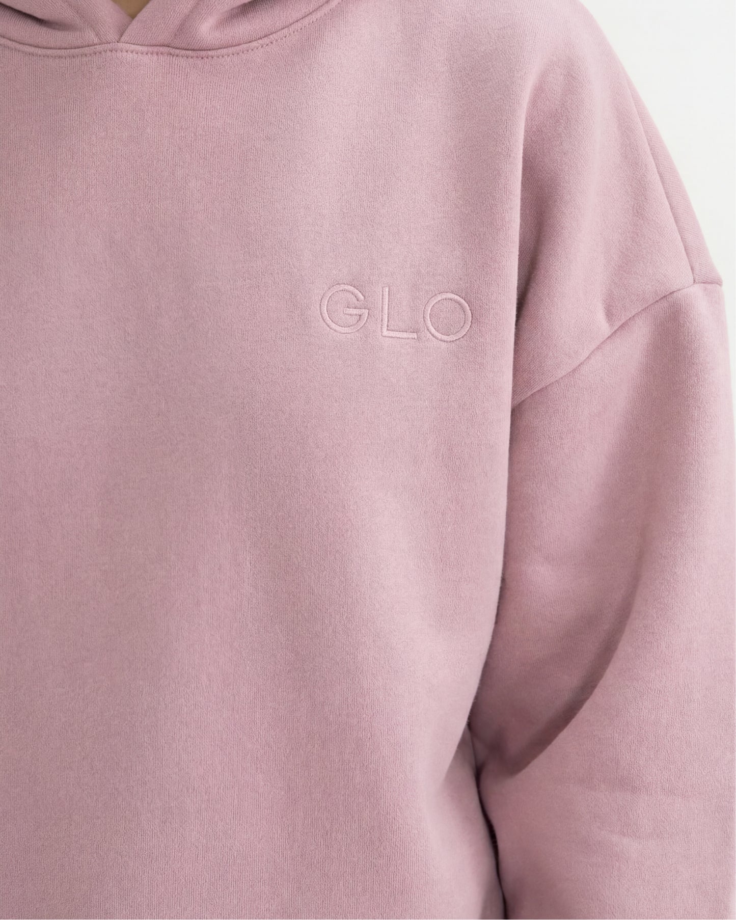 Joyful - White Print - Mauve Shadows | Abigayle is 5'8’’ and wears a size XS