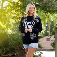 Jesus is King Jacquard Sweater