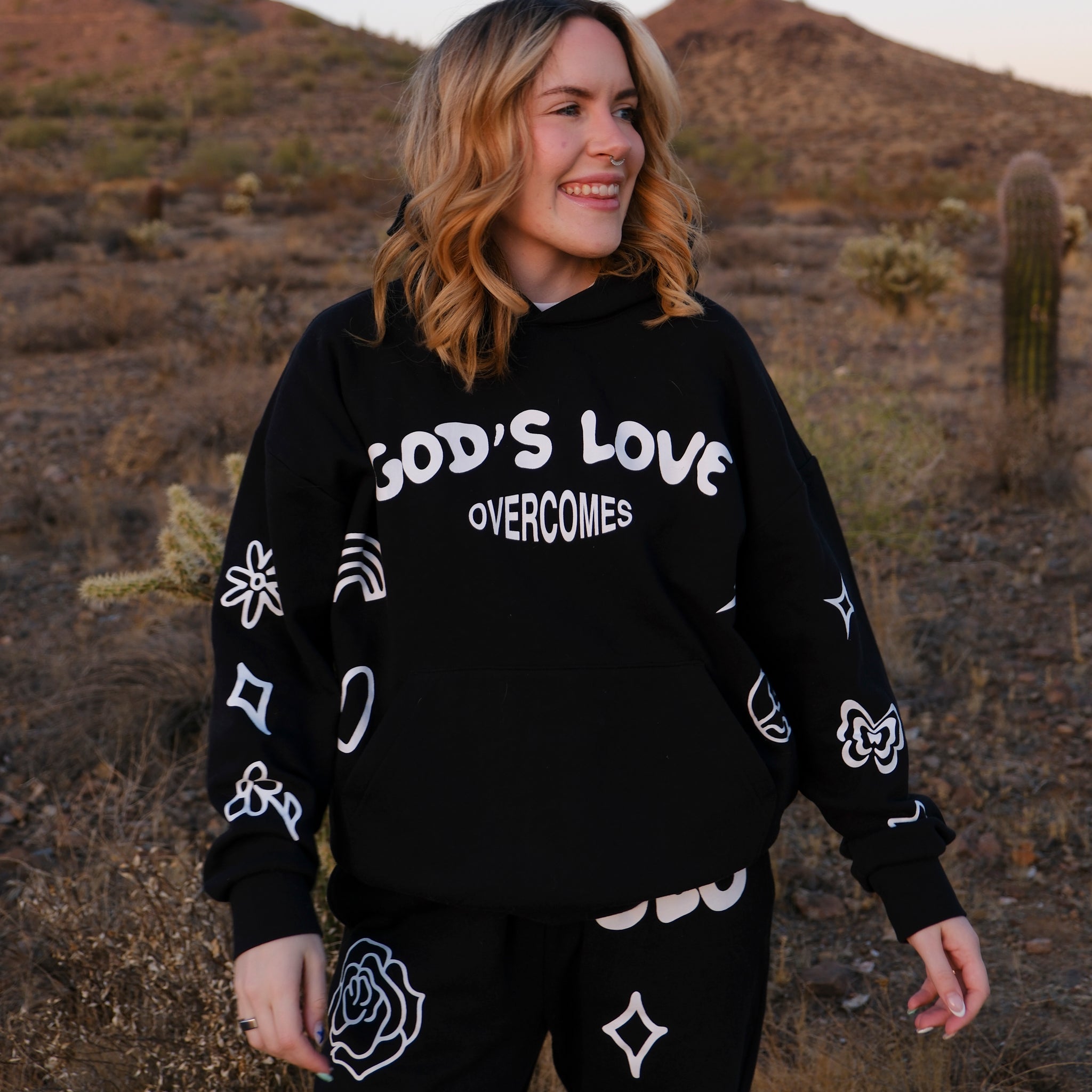 GOD ONLY KNOWS セット　クロップド スウェット　フーディ Sweat Set & Tumbler Bundle – GLO