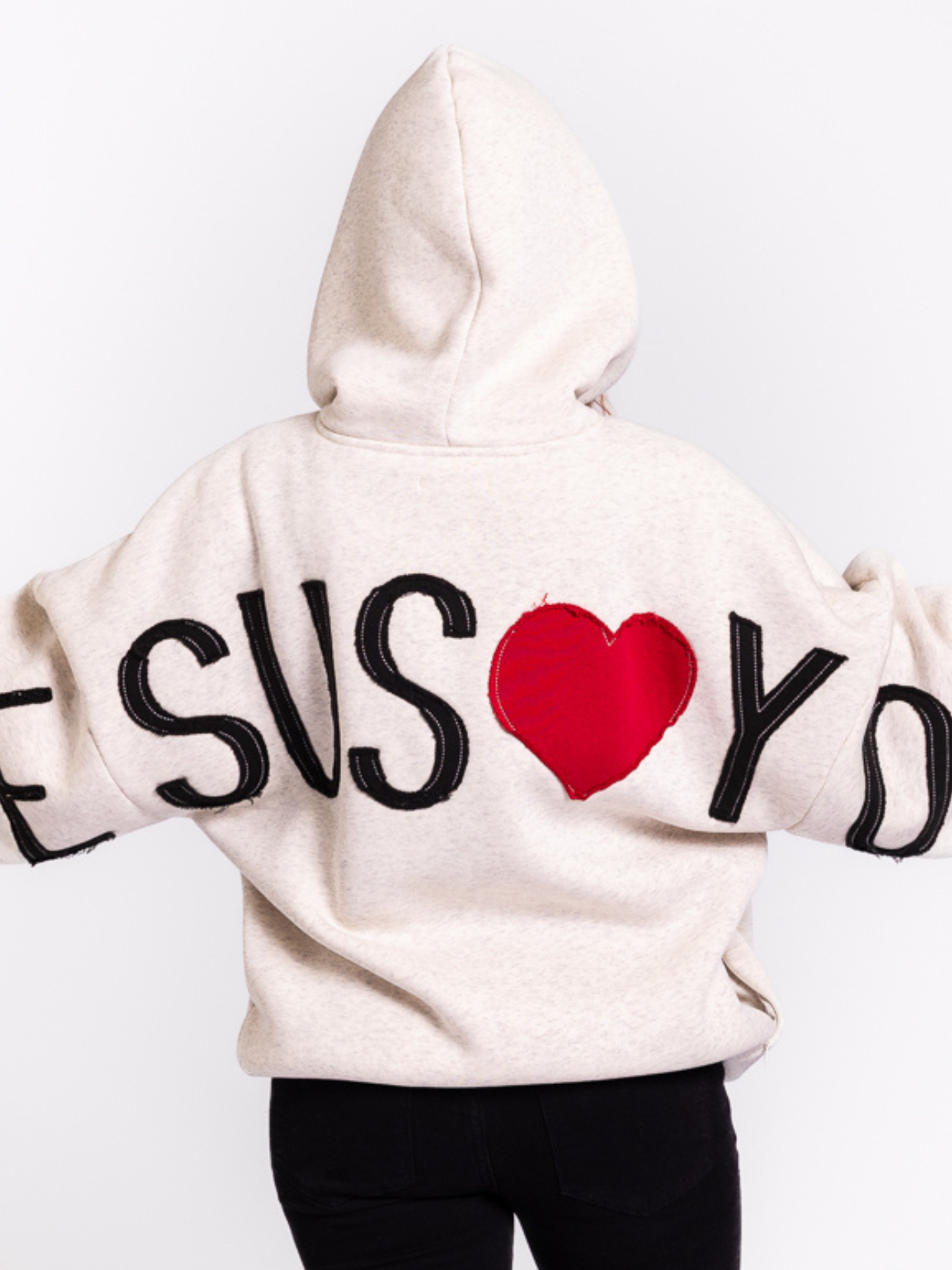Jesus Loves You - Oatmeal Heather