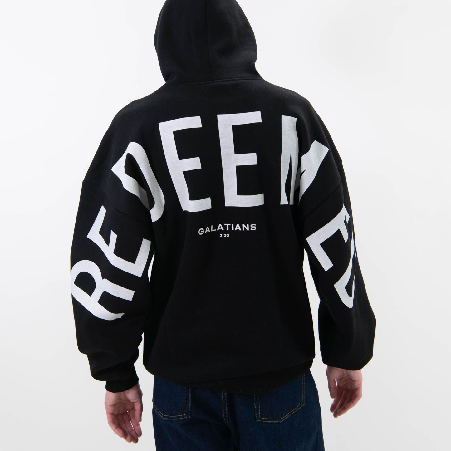 Black - Redeemed White Print