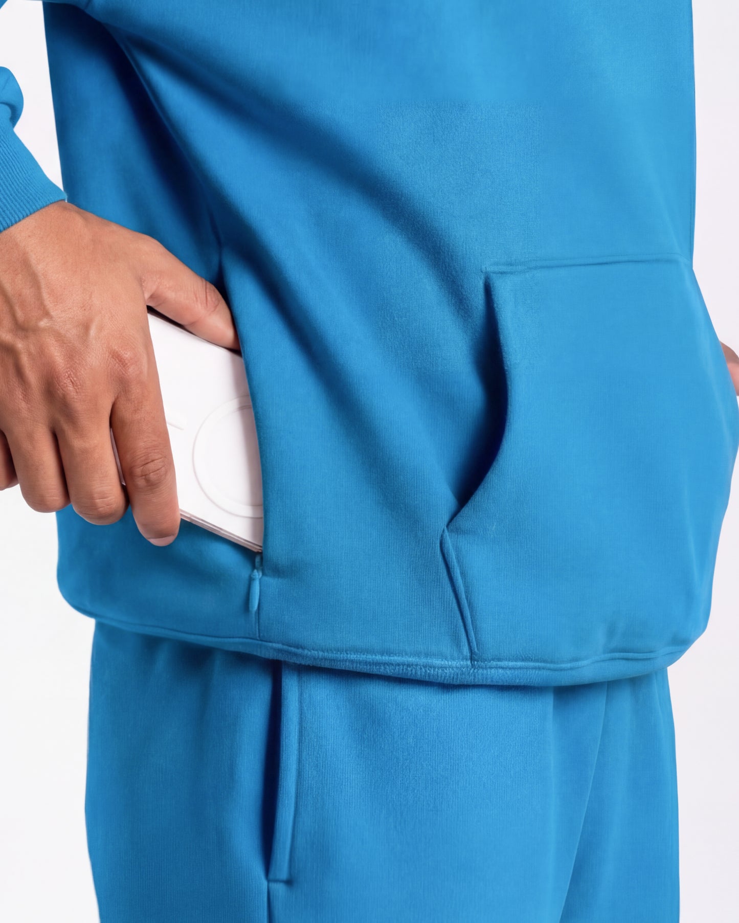 Redeemed - Cobalt | German is 6'2’’ and wears a size M