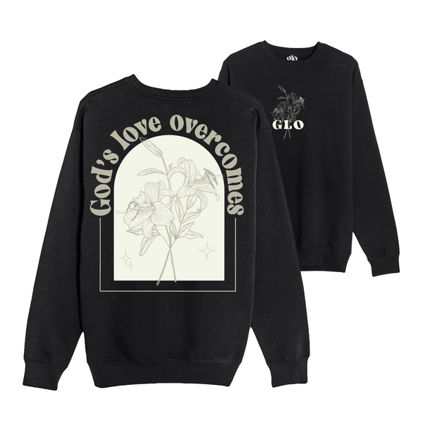 God's Love Overcomes Crewneck Sweatshirt – GLO