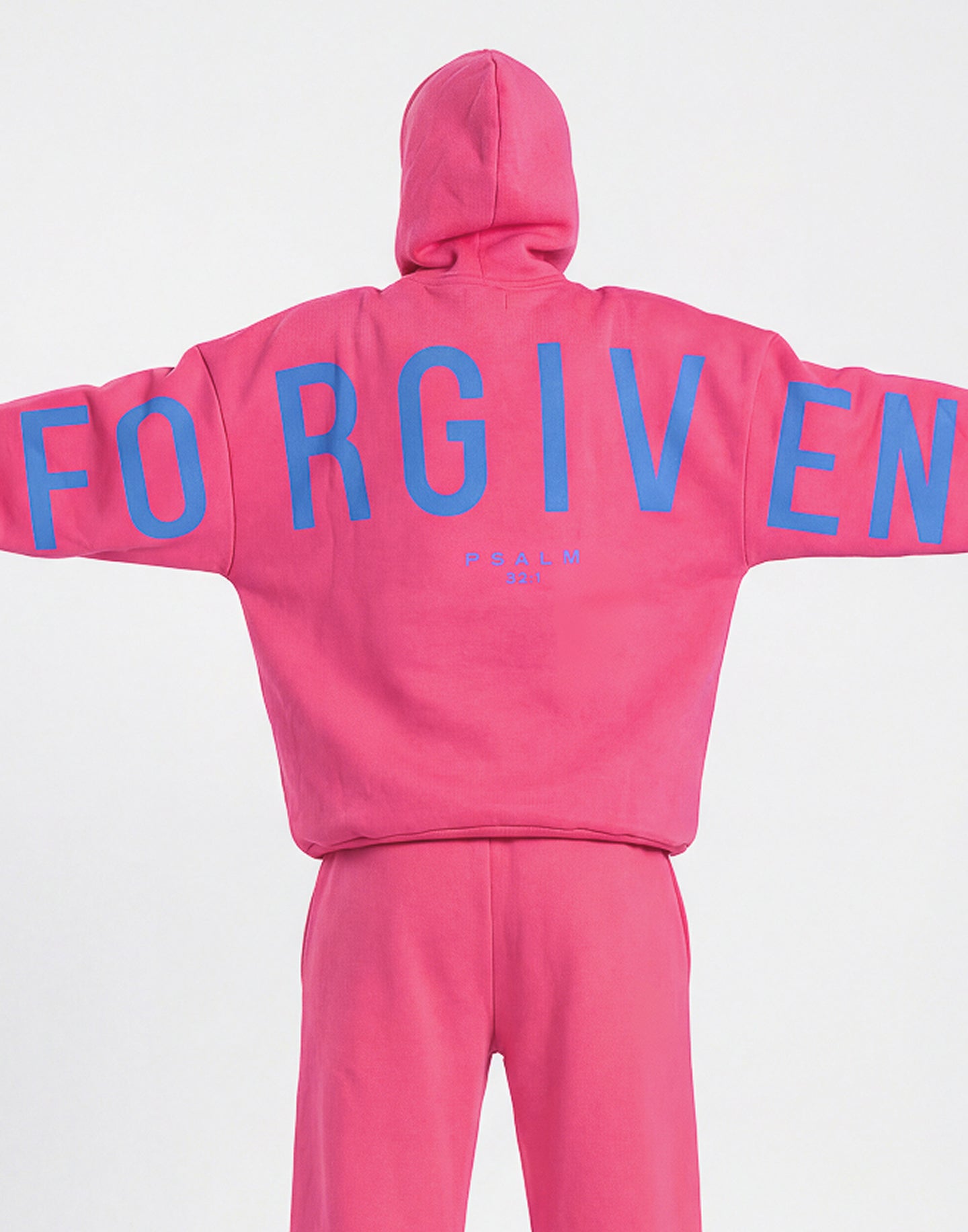 Forgiven - Hot Pink | Tyler is 6’ and wears a size M