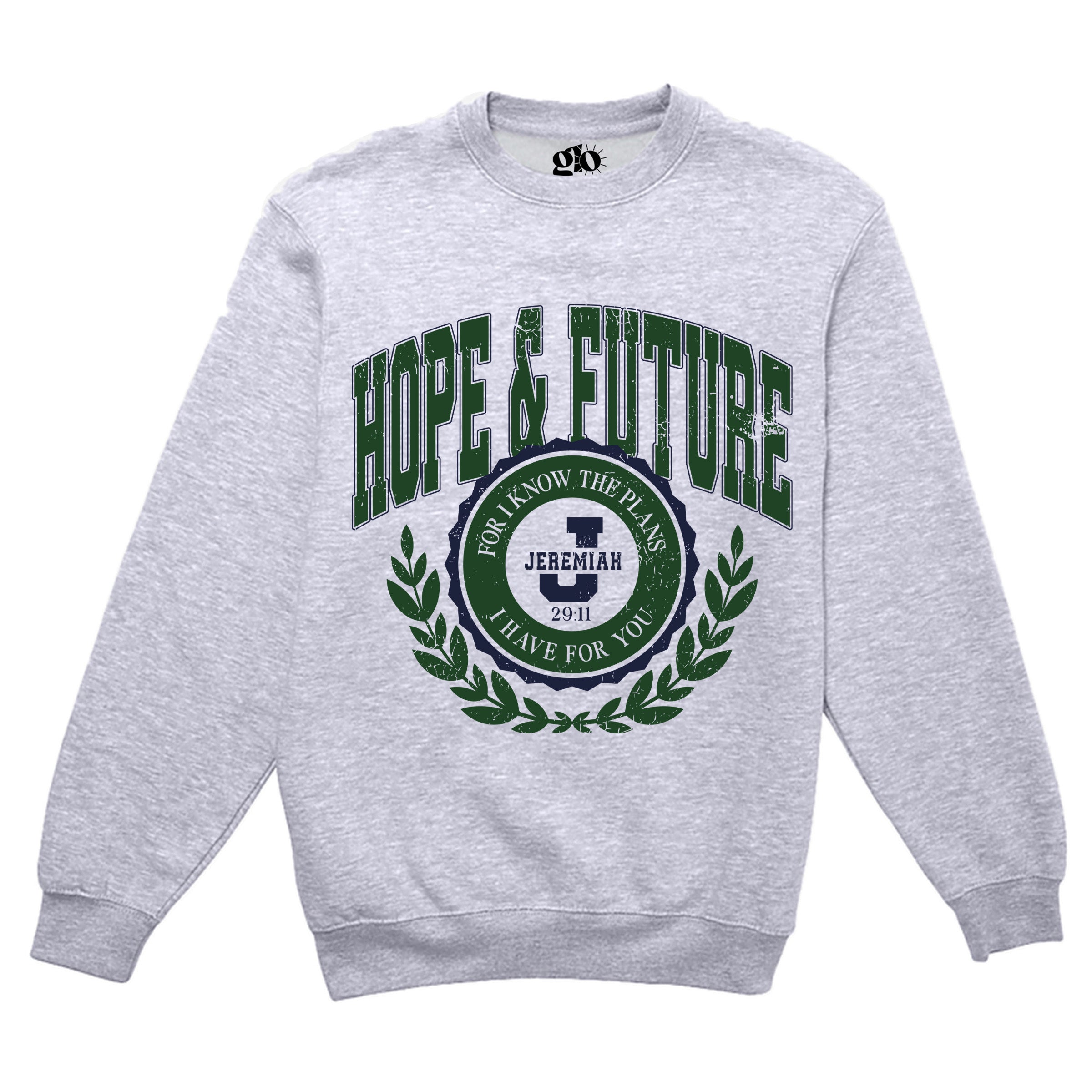 Jeremiah 29:11 Collegiate Crewneck Sweatshirt