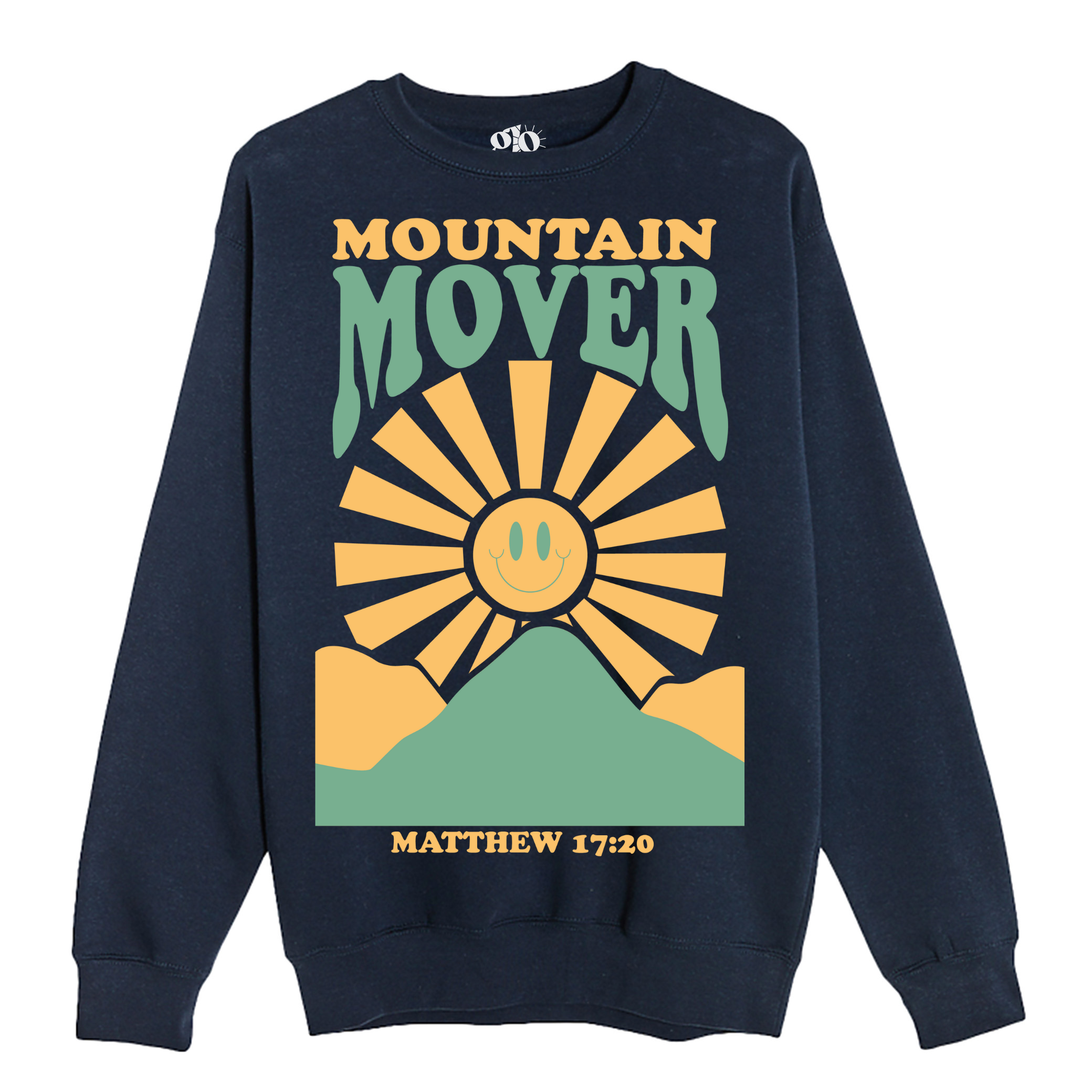 Mountain Mover Crew Neck Sweater Navy GLO