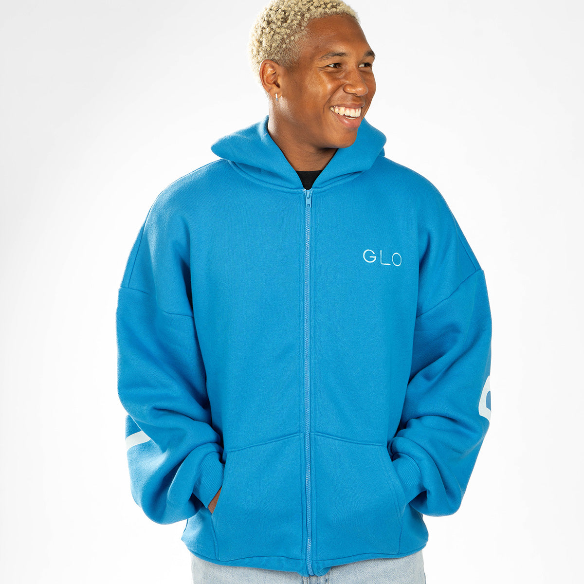 Redeemed - Cobalt - White Print