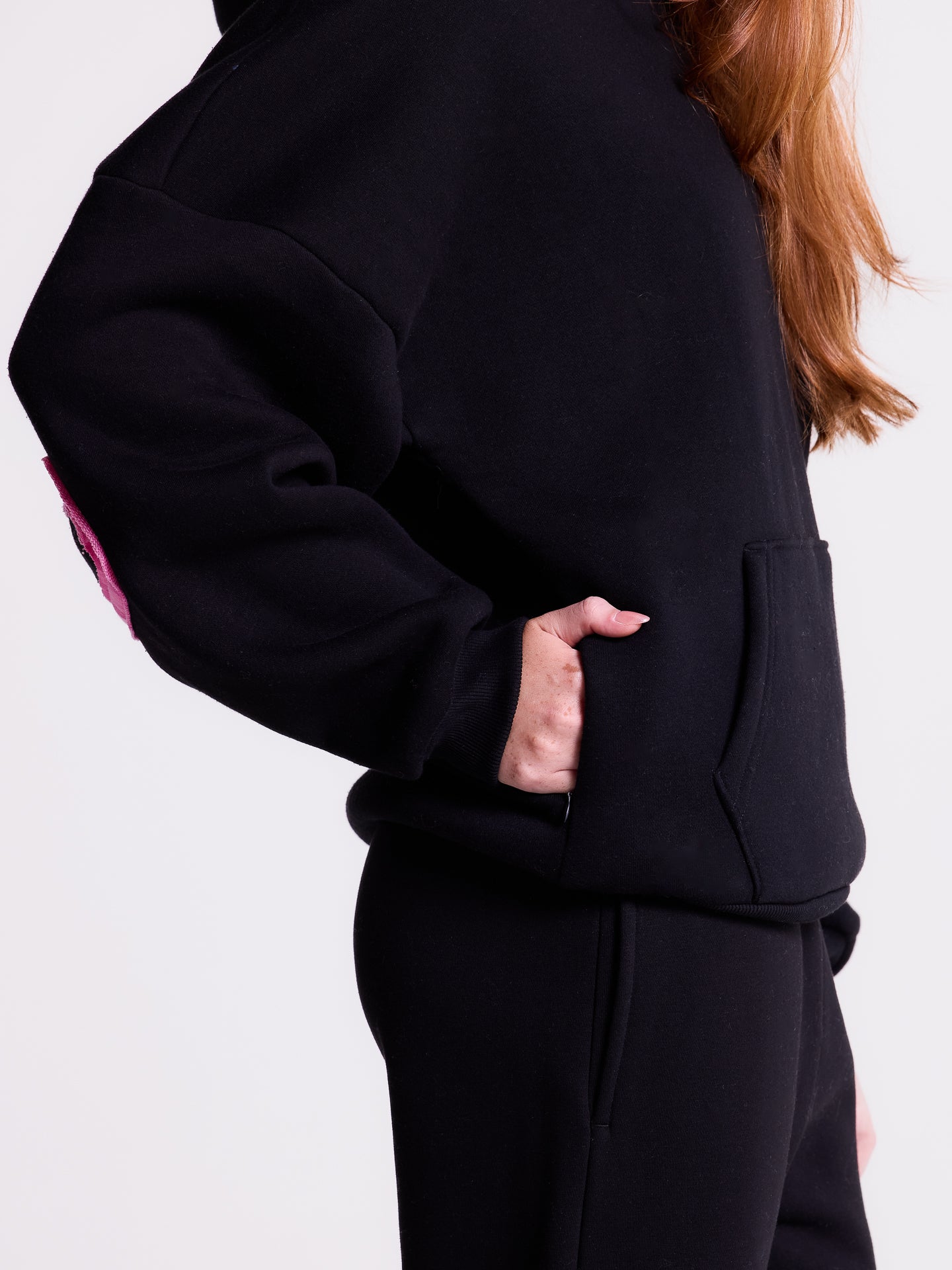 Blessed - Pink Leopard Patch - Black