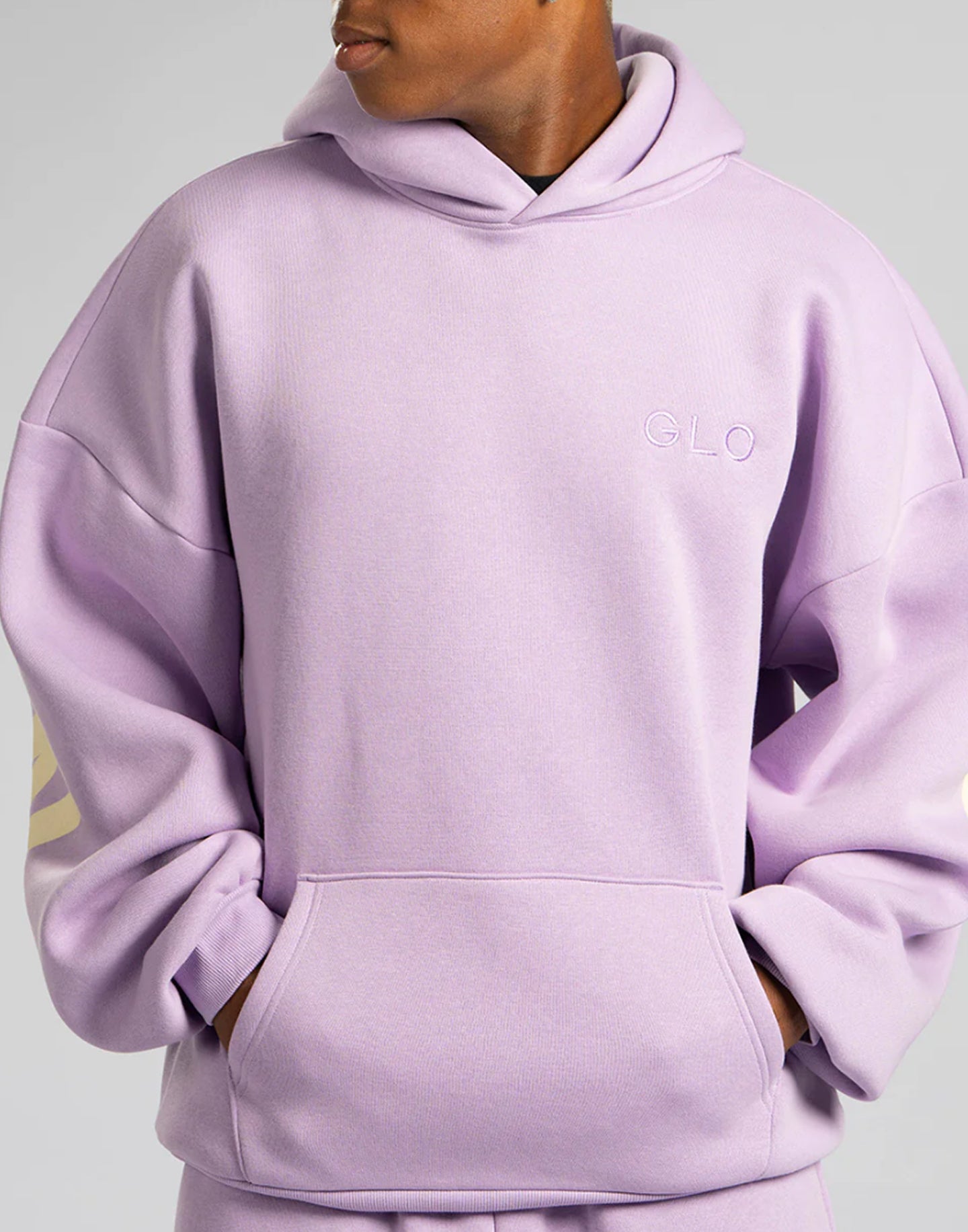 Forgiven - Ube | Tyee is 6'2 and wears a size M