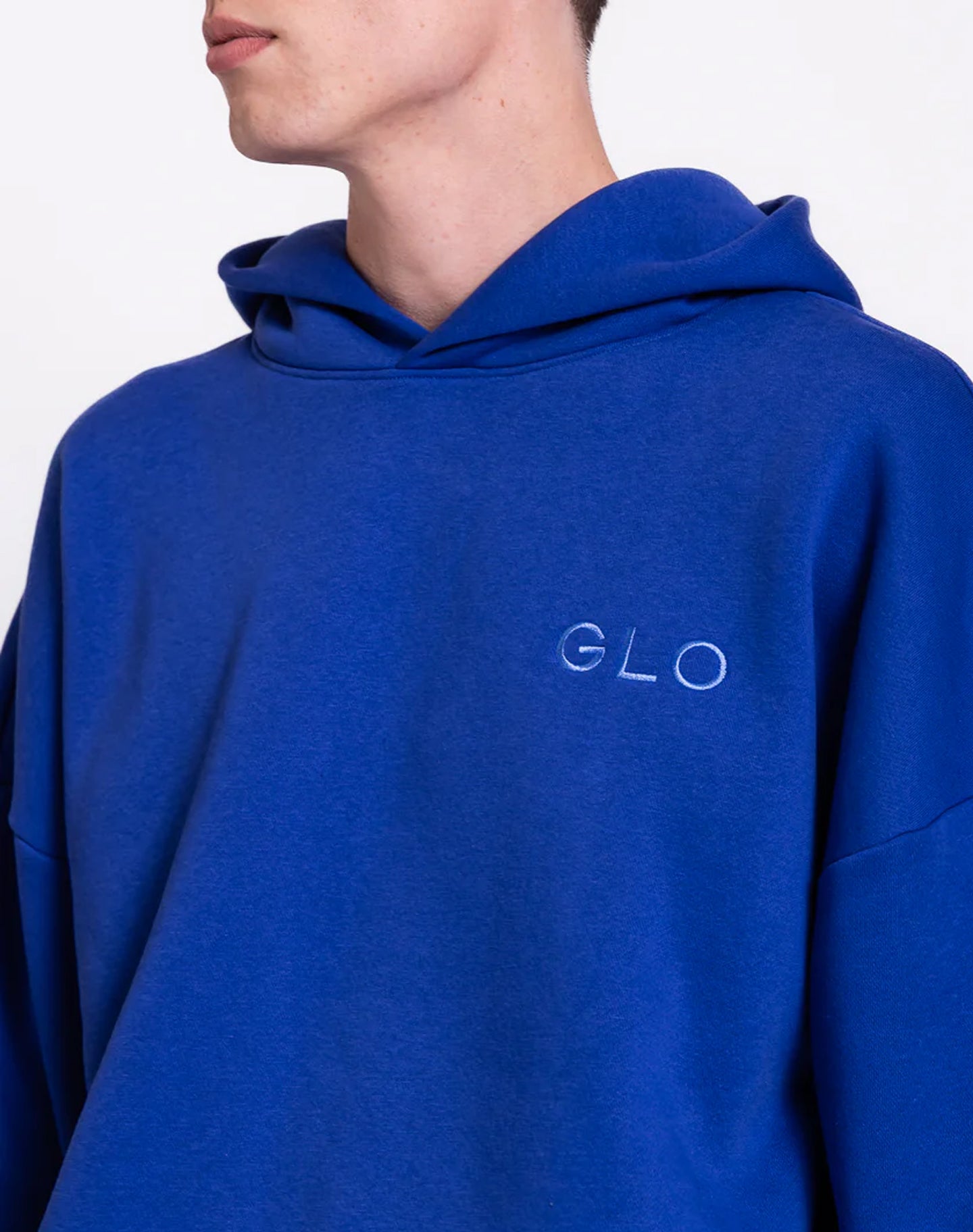 Redeemed - Blue Flame | Tyler is 6’ and wears a size M