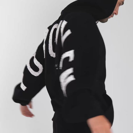 Forgiven - White Polkadot Patch - Black