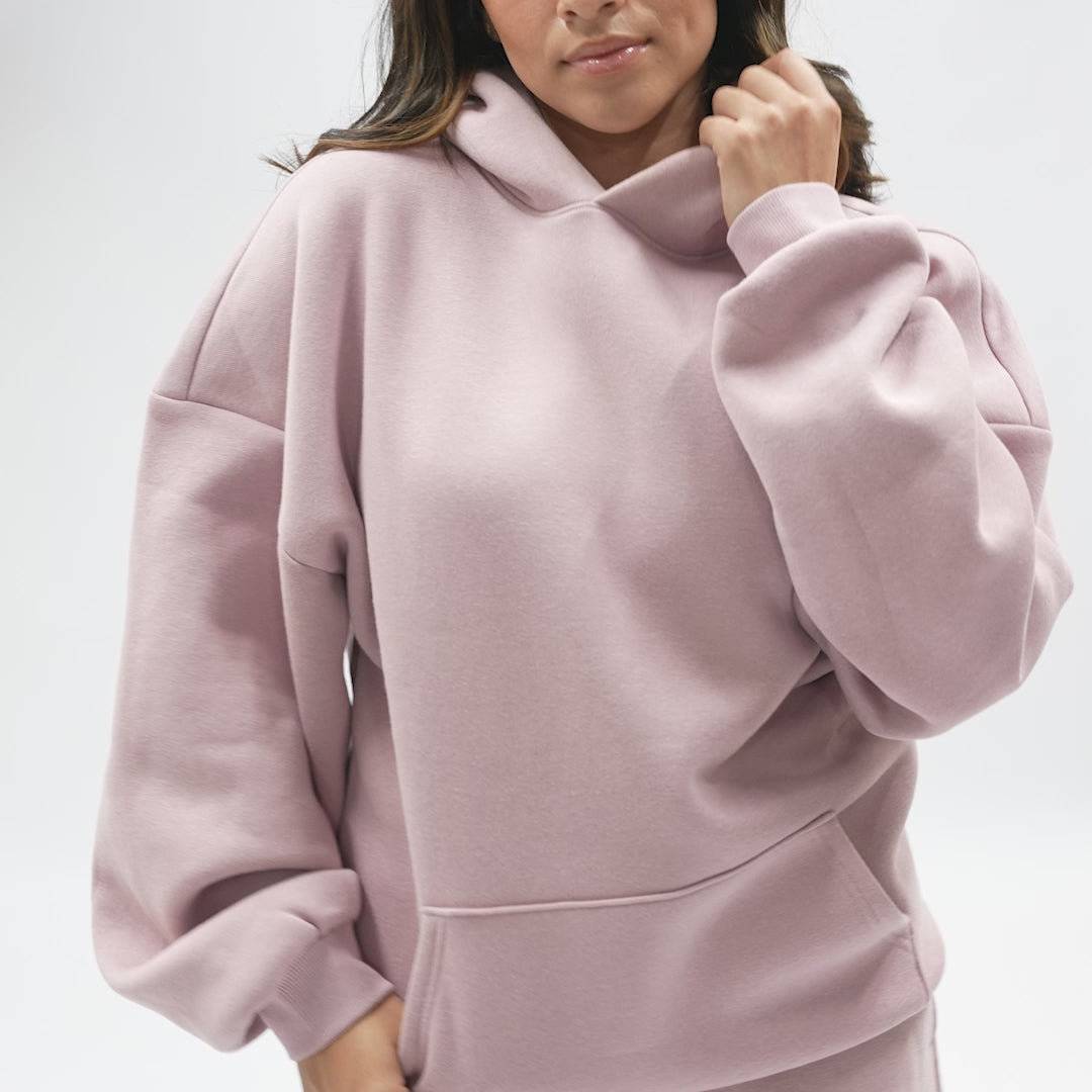 Mauve Shadows - Joyful White Print