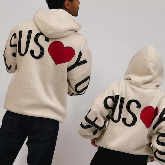 Jesus Loves You - Oatmeal Heather