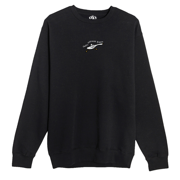 Embroidered God's Silliest Goose Crewneck Sweatshirt – GLO